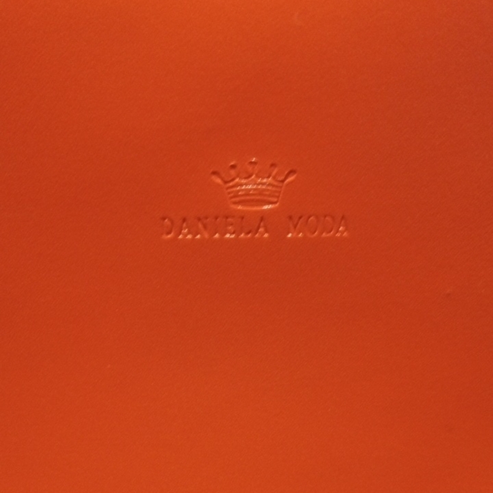 Daniela Moda Italian Leather orange shoulder bag | GUC - Picture 2 of 12